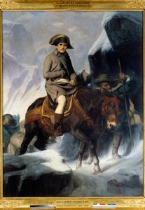 Bonaparte Napóleon (1769-1821) portréja, amint átkel a Bernáton 1800-ban Paul Delaroche (1797-1856) festménye. 1848. Dim. 2,22 x 2,89 m. - Bonaparte Napóleon (1769-1821) portréja, aki 1800-ban átkel a Szent Bernáton. Paul Delaroche festménye (179)