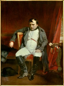 I. Napóleon portréja Fontainebleau-ban, 1814.03.31. (1840 olaj, vászon)