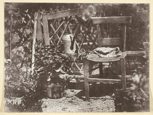 Szék a kertben, 184250, nyomtatva 1965.