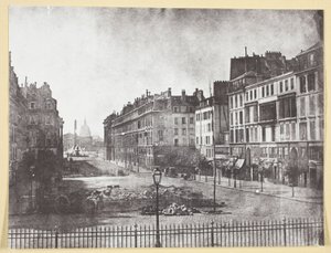Rue Royale és az 1848-as barikádok maradványai