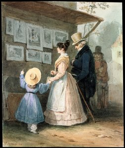 A metszet eladójánál, 1831.