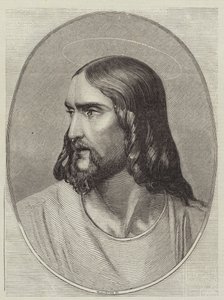 A Megváltó feje alkotó: Hippolyte Delaroche