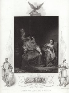 Jeanne of Arc börtönben alkotó: Hippolyte Delaroche