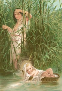 Mirjam és Mózes alkotó: Hippolyte Delaroche