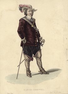 Oliver Cromwell portréja alkotó: Hippolyte Delaroche