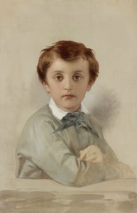 Philippe-Grégoire Delaroche, a művész fiatalabb fiának portréja, 1851 alkotó: Hippolyte Delaroche