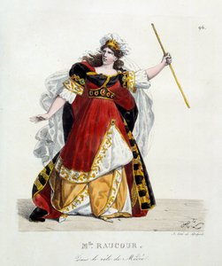Mademoiselle Raucourt francia színésznő (meghalt 1815-ben) Medee szerepében a Comedie Francaise-ben; Litográfia: Hippolyte Lecomte (1781-1857) alkotó: Hippolyte Lecomte
