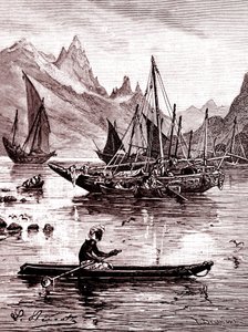Vörös-tenger (Egyiptom oldala) alkotó: Hippolyte Leon Benett