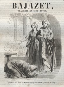 Jean Racine öt felvonásos Bajazet tragédiája, a „Jean Racine életművek” című metszetével, Pauquet illusztrálásával és Emile de La Bedolliere közleményével – 1851