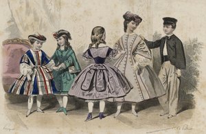 Cím nélkül, 1861. április (kézzel színezett metszet)