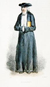 „Le Rabbin”, illusztráció a „Les Francais Par Eux-Memes”-ből, L. Curmer kiadó Párizsban alkotó: Hippolyte Louis and Polydore Pauquet