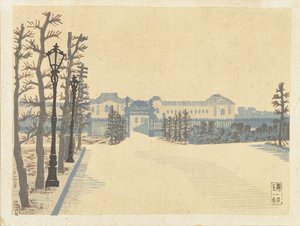 Akasaka palota Akasaka Palais (cím az objektumon) Tokió emlékei (sorozat címe) Tokyo kaiko zue (sorozat címe) alkotó: Hiratsuka Un