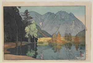 Hodakayama, a Tizenkét jelenet a Japán-Alpokban című sorozatból, Taisho korszak alkotó: Hiroshi Yoshida
