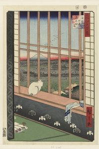 Asakusa rizsföldek és Torinomachi fesztivál alkotó: Hiroshige (I) , Utagawa