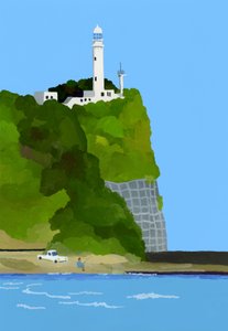 Világítótorony, autó és horgászat