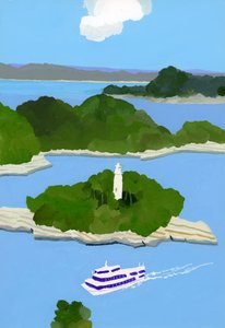 Városnéző hajó alkotó: Hiroyuki Izutsu