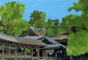 konpira szentély, Japán 2016 alkotó: Hiroyuki Izutsu