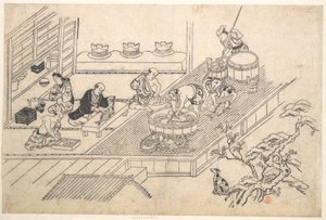 Egy Joroya konyhája alkotó: Hishikawa Moronobu