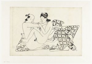 Erotikus műsor alkotó: Hishikawa Moroshige (attributed to)