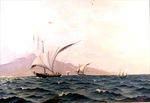 Portugál halászhajók alkotó: Holger Lubbers