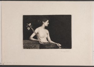 Lány liliommal