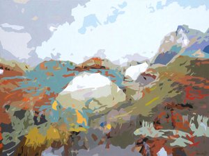 Landscape Obscura - 12, 2024 (olaj, vászon)