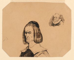 Két férfi feje, Frans Hals stílusában