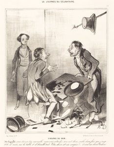 5 órakor. alkotó: Honoré Daumier