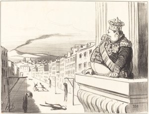 Nápolyban - A királyok legjobbja... (2. lemez) alkotó: Honoré Daumier