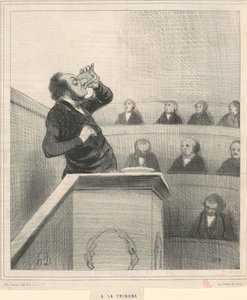 a tribünre alkotó: Honoré Daumier