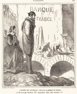 A Banque de France pincéiről alkotó: Honoré Daumier