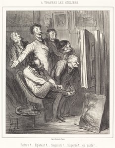 A műhelyeken keresztül alkotó: Honoré Daumier