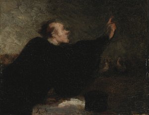 Egy tárgyalási ügyvéd, 1853-1854 alkotó: Honoré Daumier