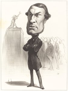 Achille Fould alkotó: Honoré Daumier
