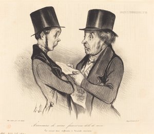 A bánya részvényesei... alkotó: Honoré Daumier