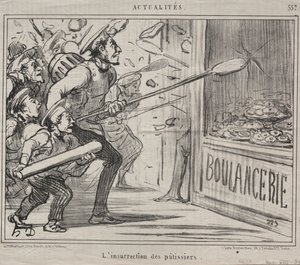 Aktualitások (557. sz.): A cukrászok felkelése alkotó: Honoré Daumier