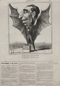Aktualitások (62. sz.): Madár vagyok, lásd a szárnyaimat.. alkotó: Honoré Daumier