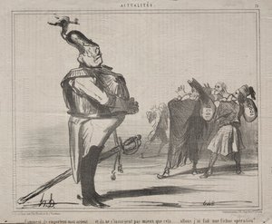 Aktualitások (71. sz.): Miért veszik el a pénzem... alkotó: Honoré Daumier