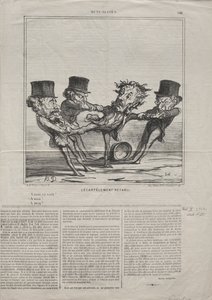 Aktualitások 98. sz.: A negyed helyreállítva, 1869. alkotó: Honoré Daumier