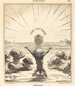 Imádjuk! alkotó: Honoré Daumier
