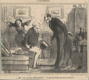 Ah! Te jó ég, a legszebb potyám! ... alkotó: Honoré Daumier