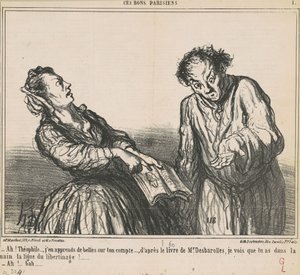Ah! Theophile... tanulok néhány gyönyörű dolgot... alkotó: Honoré Daumier