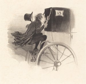 Ah! nagyon jó az biztos! boldogtalan... alkotó: Honoré Daumier
