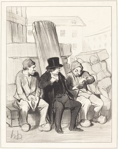 Szóval, barátom, huszonkét évesen... alkotó: Honoré Daumier