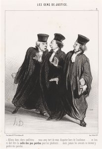 Hajrá, kedves kollégák... alkotó: Honoré Daumier