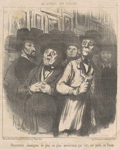 Klasszikus amatőrök... meggyőződve... alkotó: Honoré Daumier