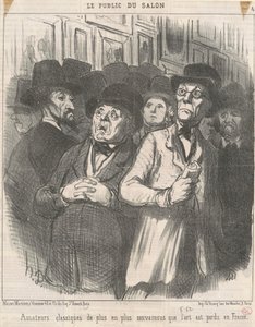 Meggyőződött klasszikus rajongók alkotó: Honoré Daumier