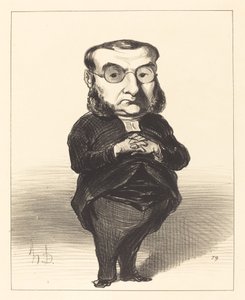 Ath. L.Charles Coquerel alkotó: Honoré Daumier