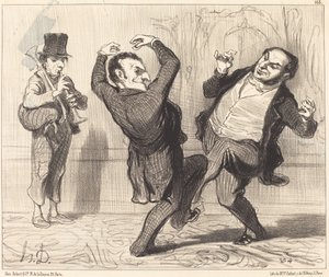 Nagyságuk a Szajna partjához kötődik... alkotó: Honoré Daumier