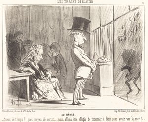 A kikötőbe alkotó: Honoré Daumier